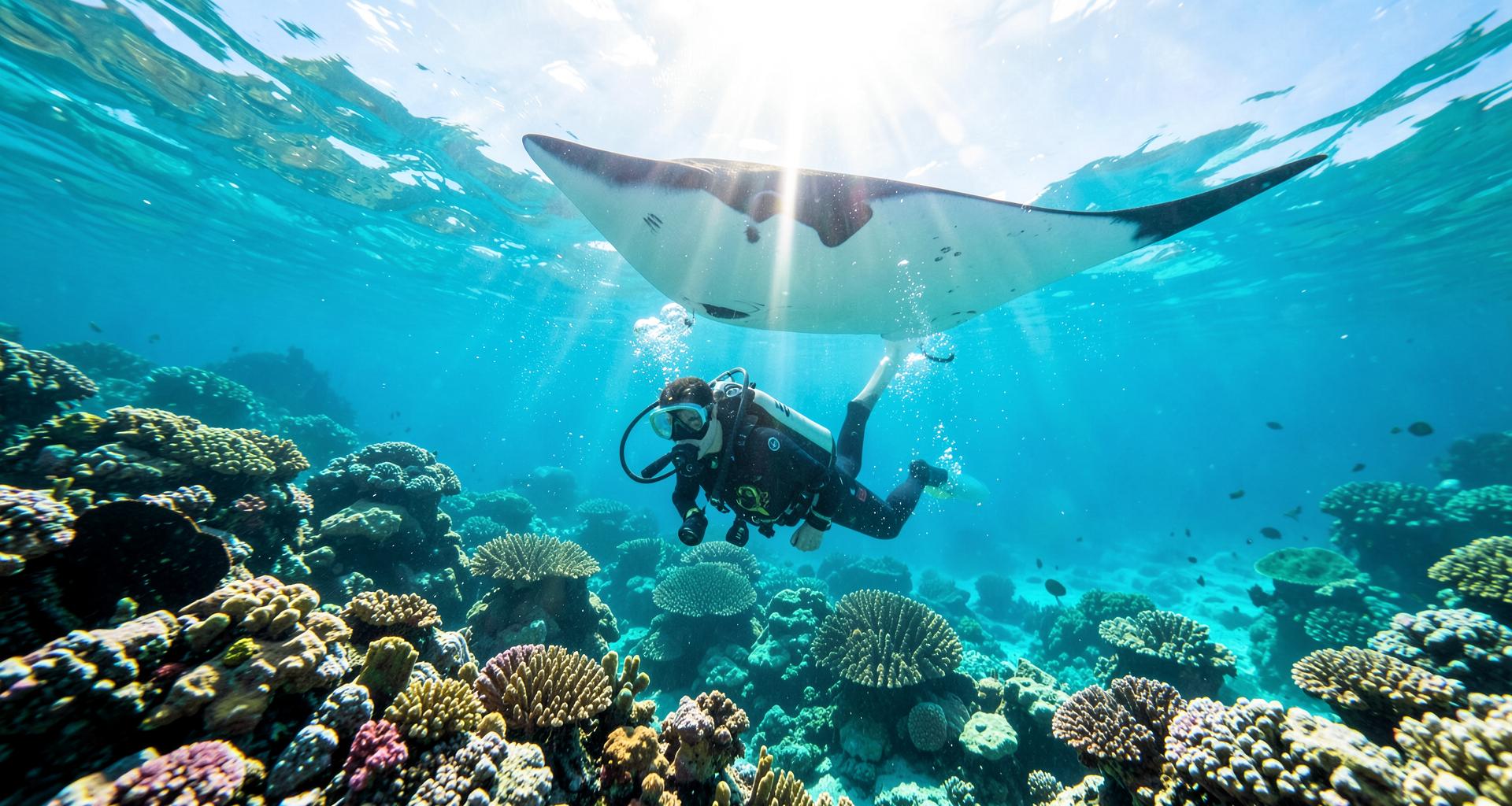 Diving in the Maldives